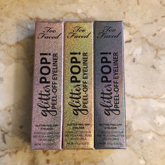 (4) Too Faced glitter pop peel off eyeliner - Picture 5 of 14